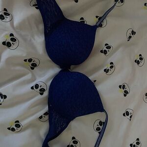 Victoria's Secret Blue Lace Bra